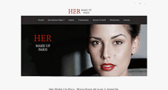 Desktop Screenshot of hermakeup-paris.com